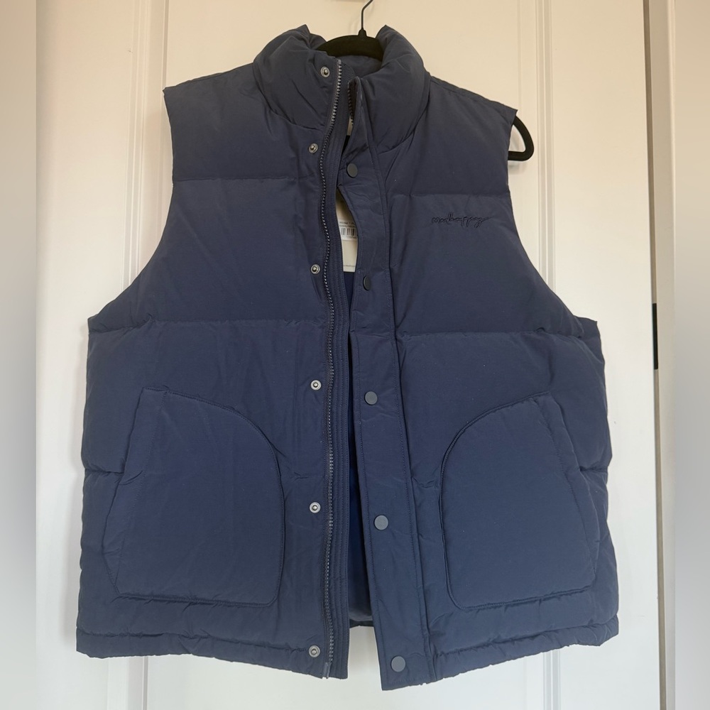 Madhappy Winter 1 Puffer Vest Navy – Size M – NWT
